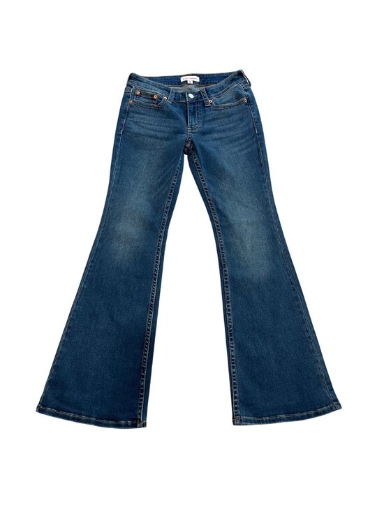 Lucky Brand Denim - Lucky Brand Low Rise Flare Jeans Women's Size 6/29 Medium Wash Denim Flap Pocket